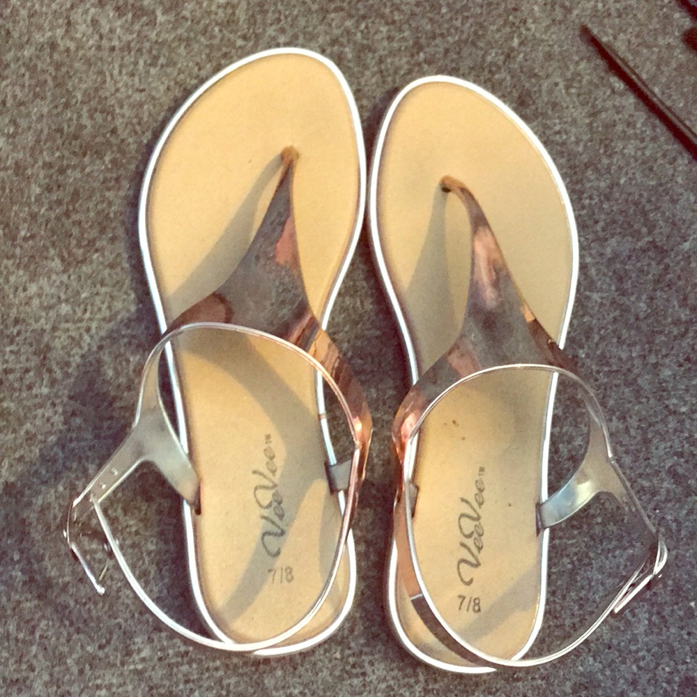 Rose Gold Sandals